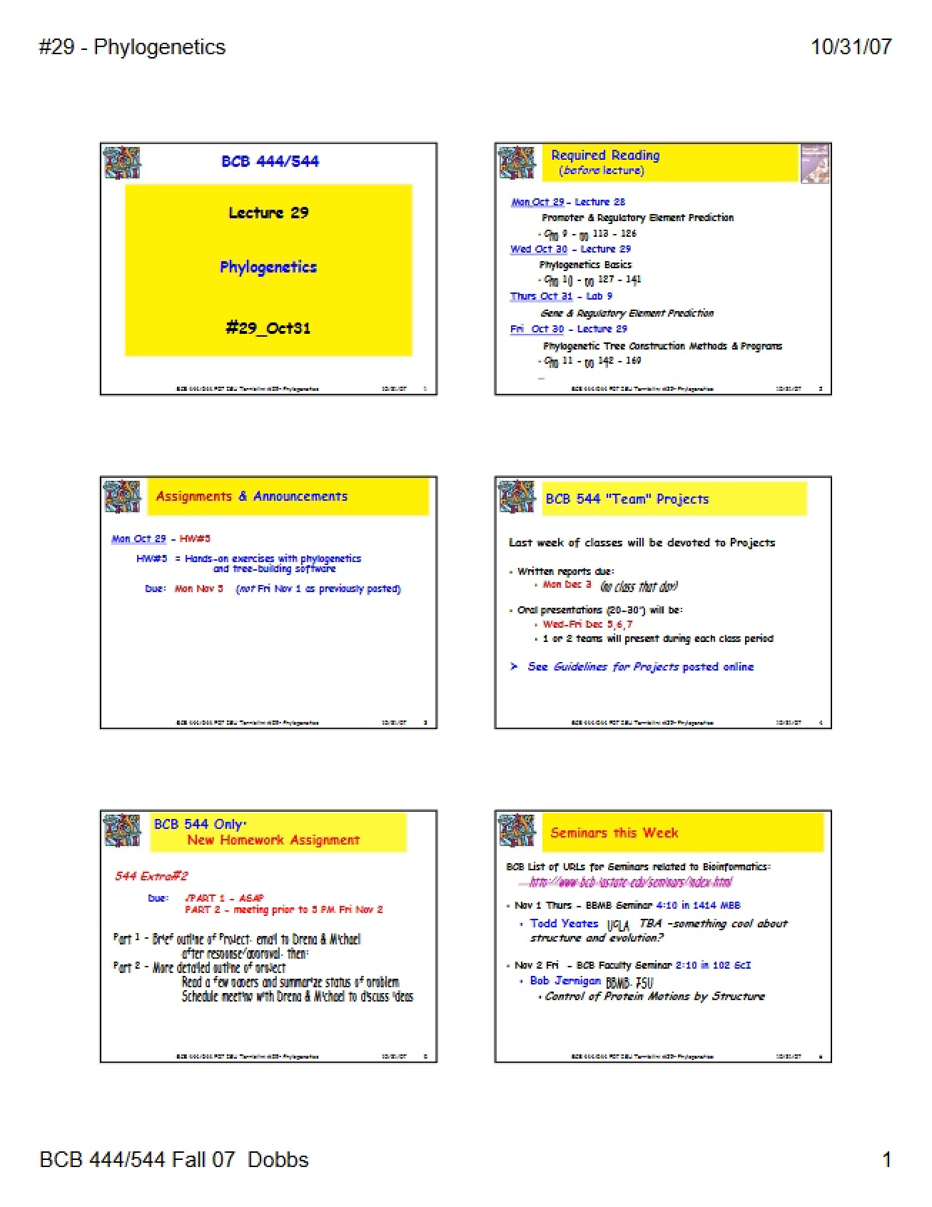 Overview of Phylogenetic Analysis