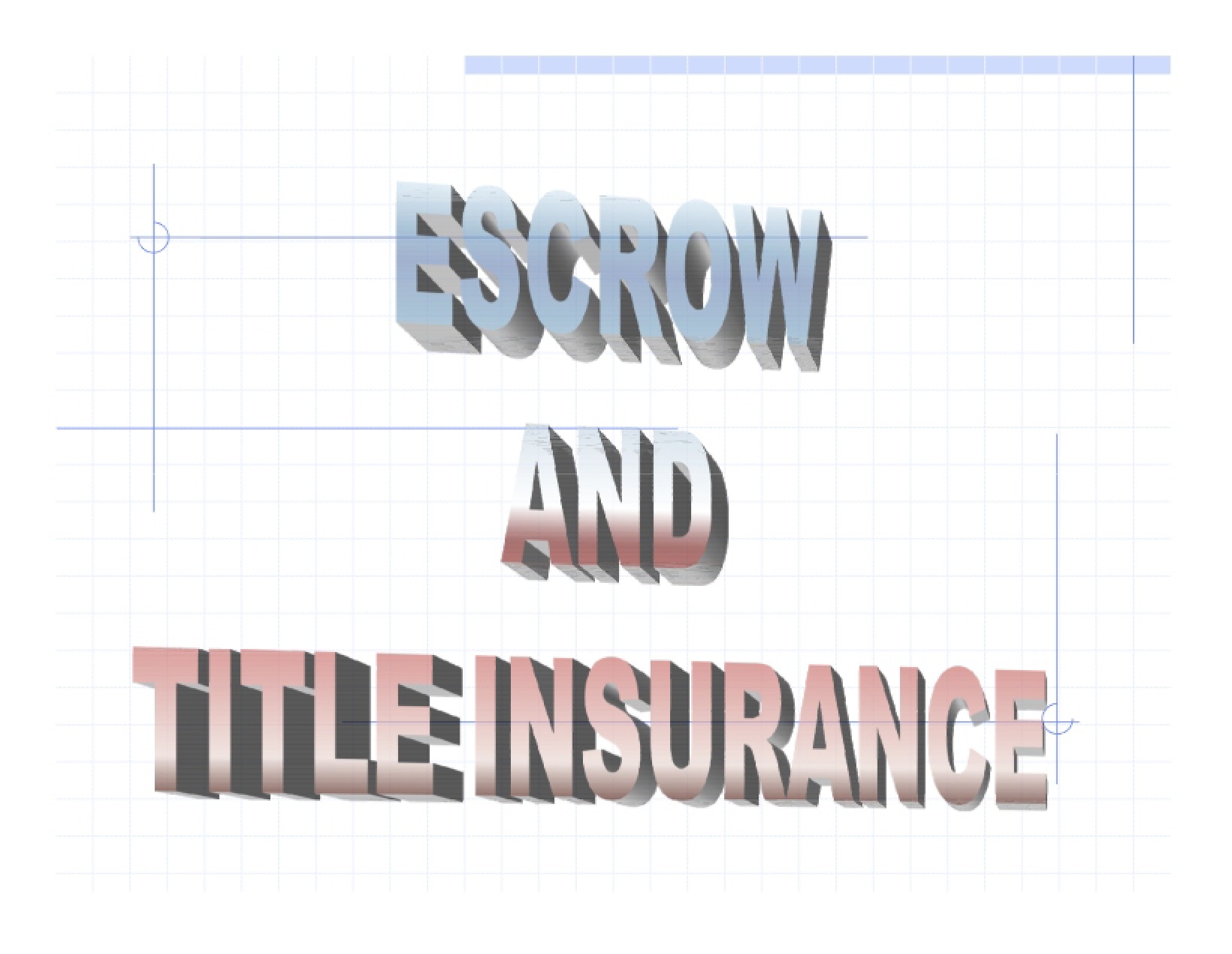 Title Insurance and Escrow (Chapter 12)
