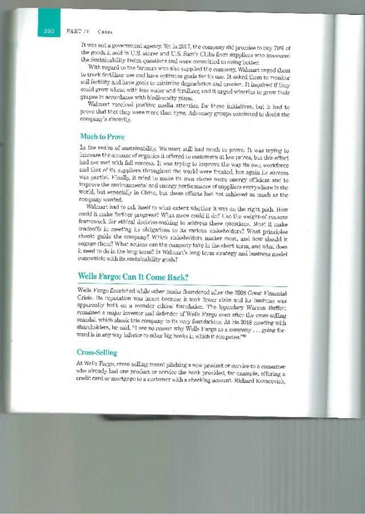 Wells Fargo Business Case