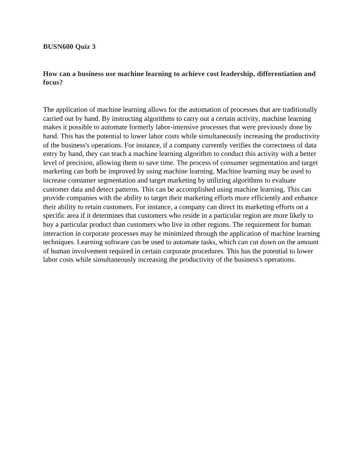 Quiz 3 for BUSN600