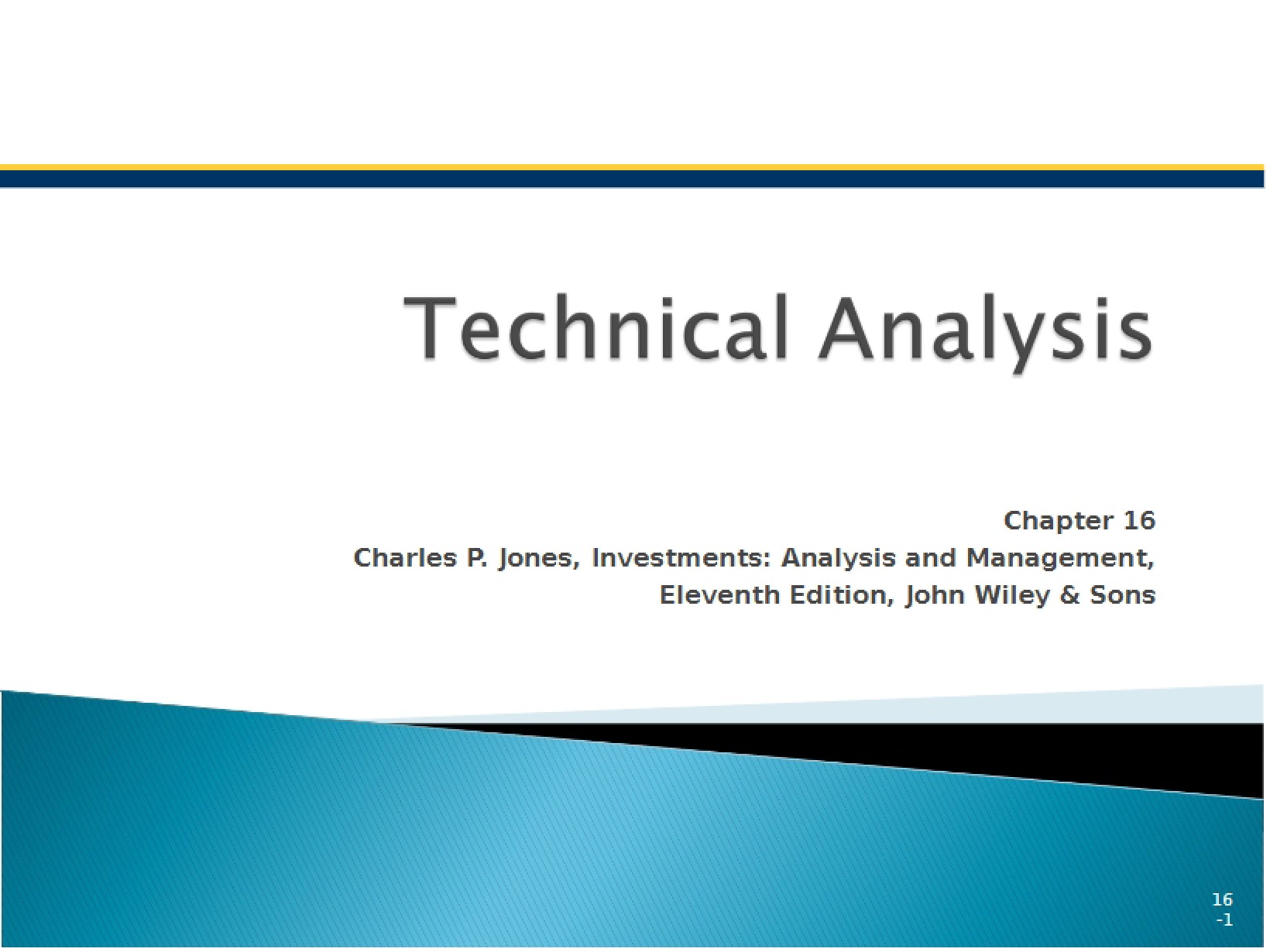 Technical Analysis Concepts