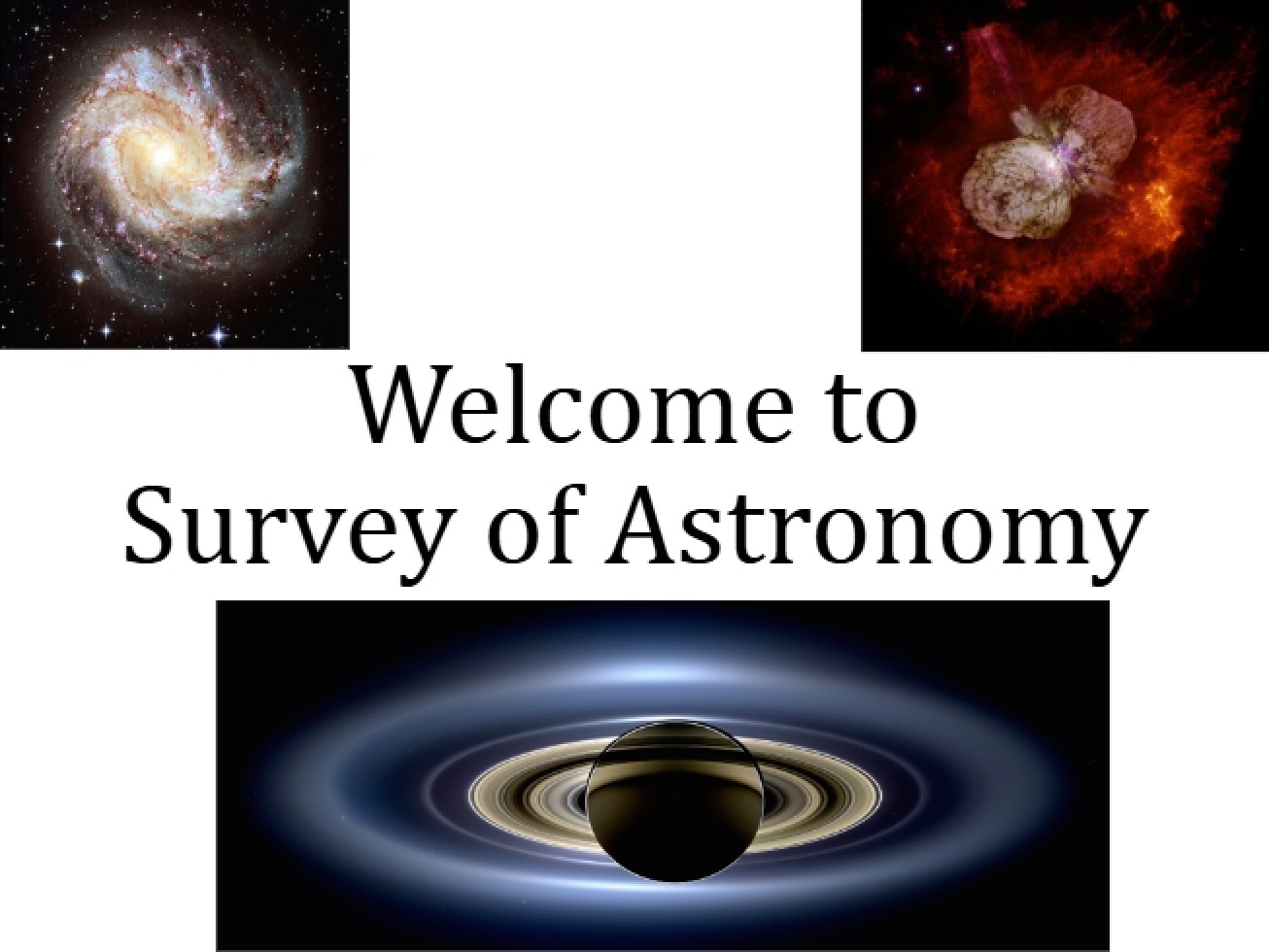 Introduction to Astronomy Survey