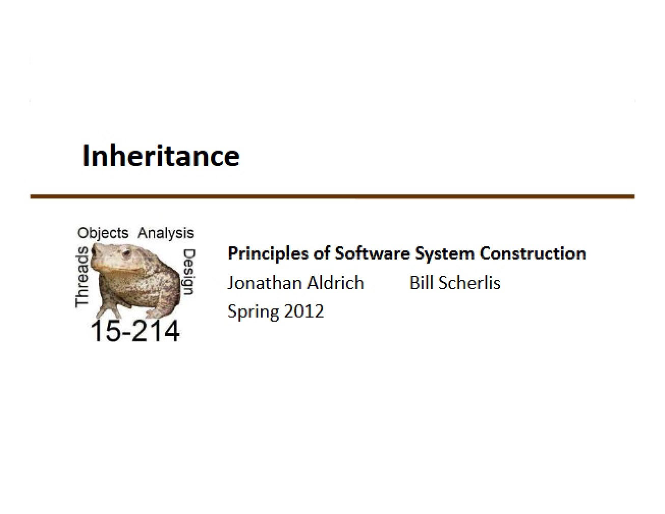 Software Inheritance Concepts