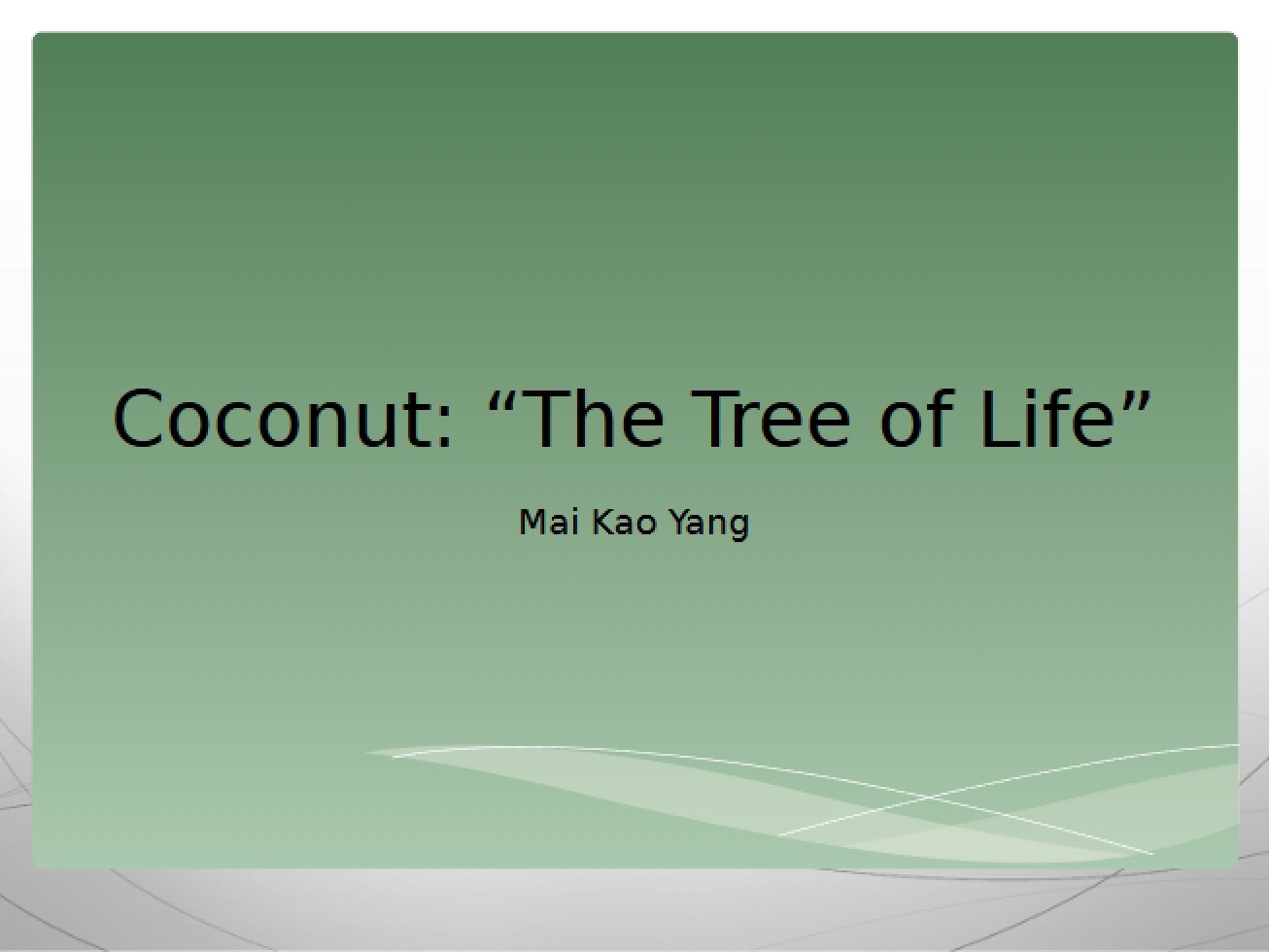Tree of Life Coconut