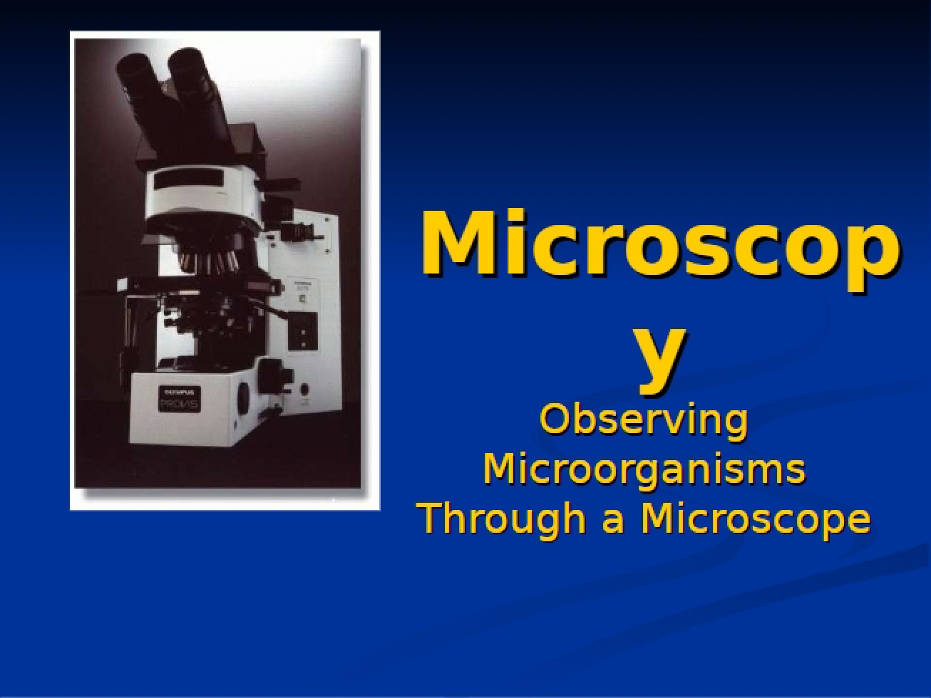 Microscopy Techniques