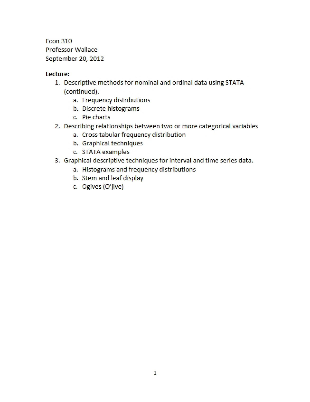 Session Record Sept 10