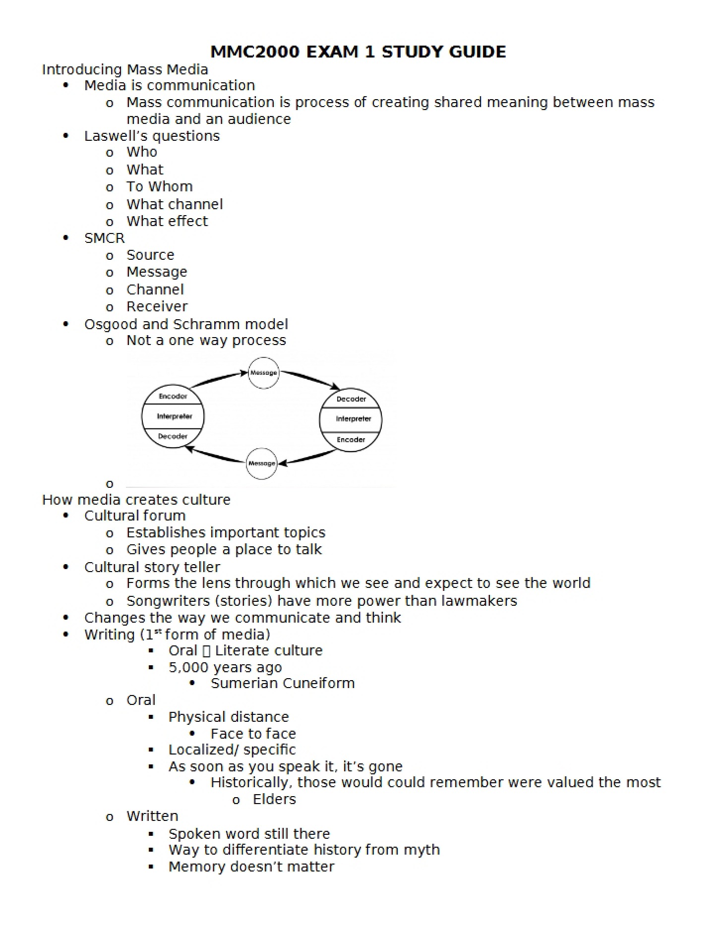 Mass Media Overview