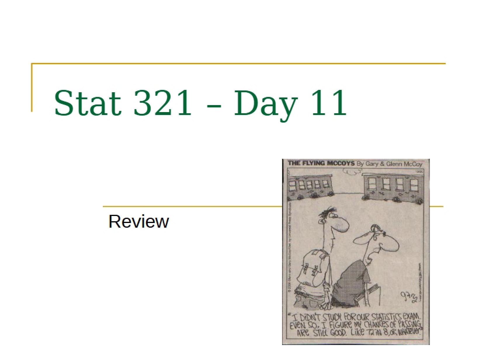 Course Review Material