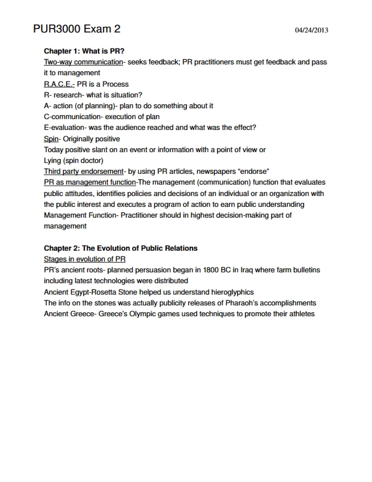What is Public Relations Chapter 1