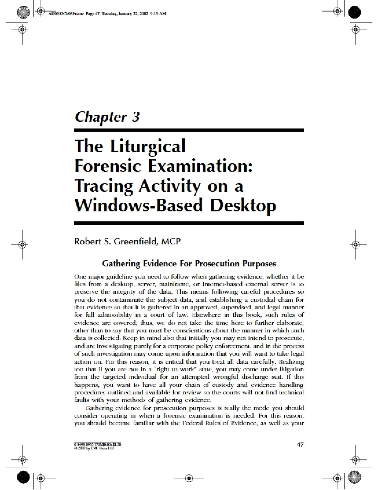 Liturgical Concepts in Embedded Systems