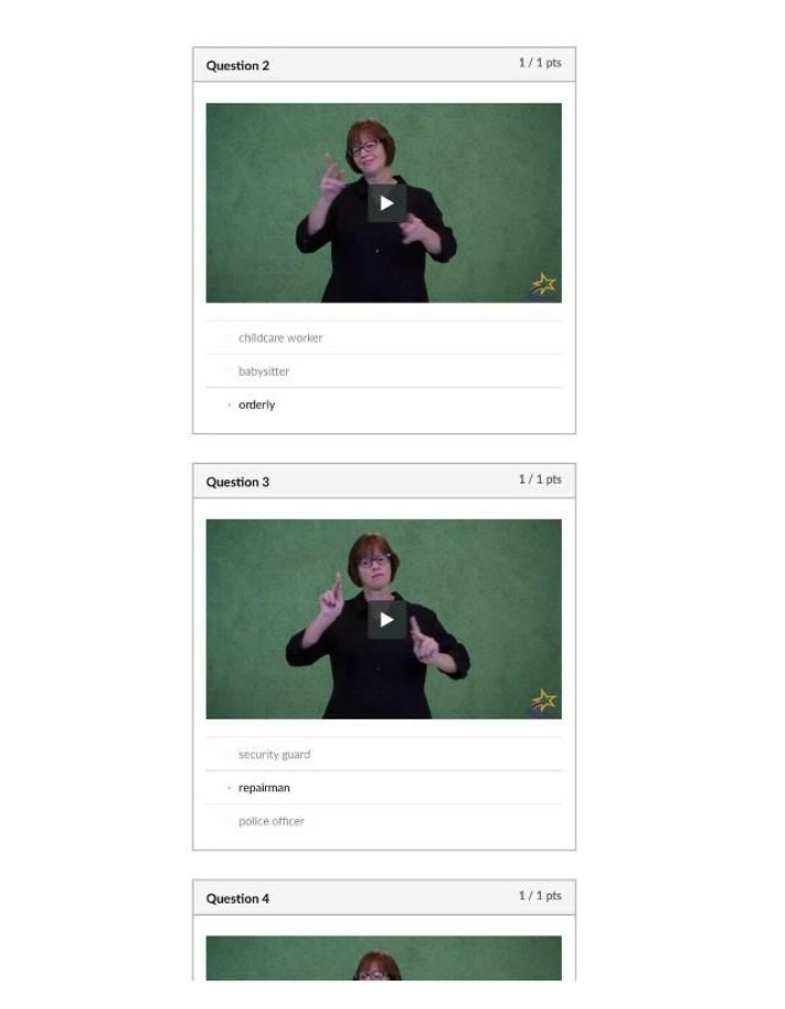 ASL 1402 Exercises Set 1