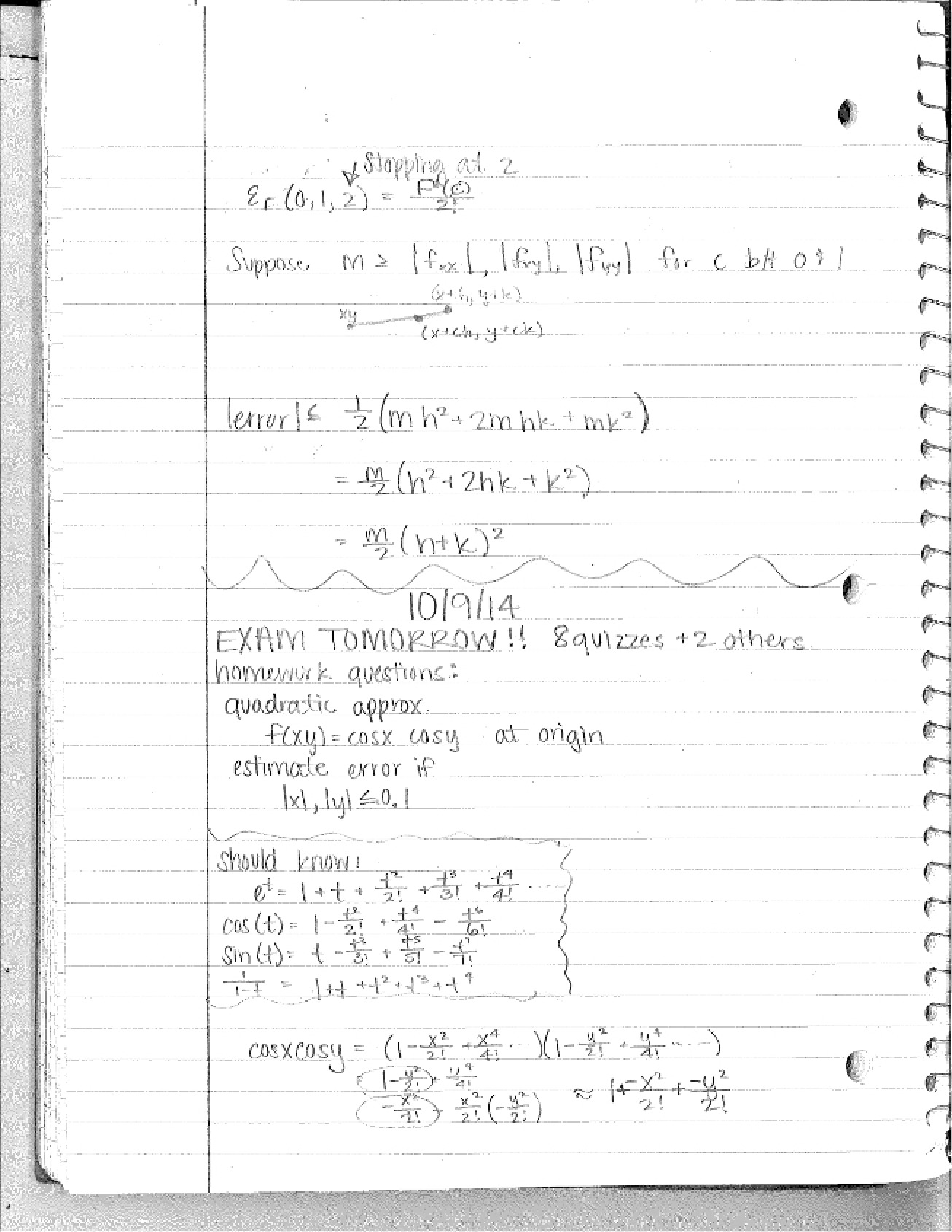 Multivariable Calculus Lecture Notes (Set 10)
