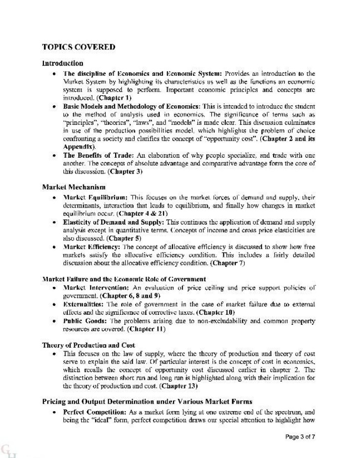 Course Topics Covered