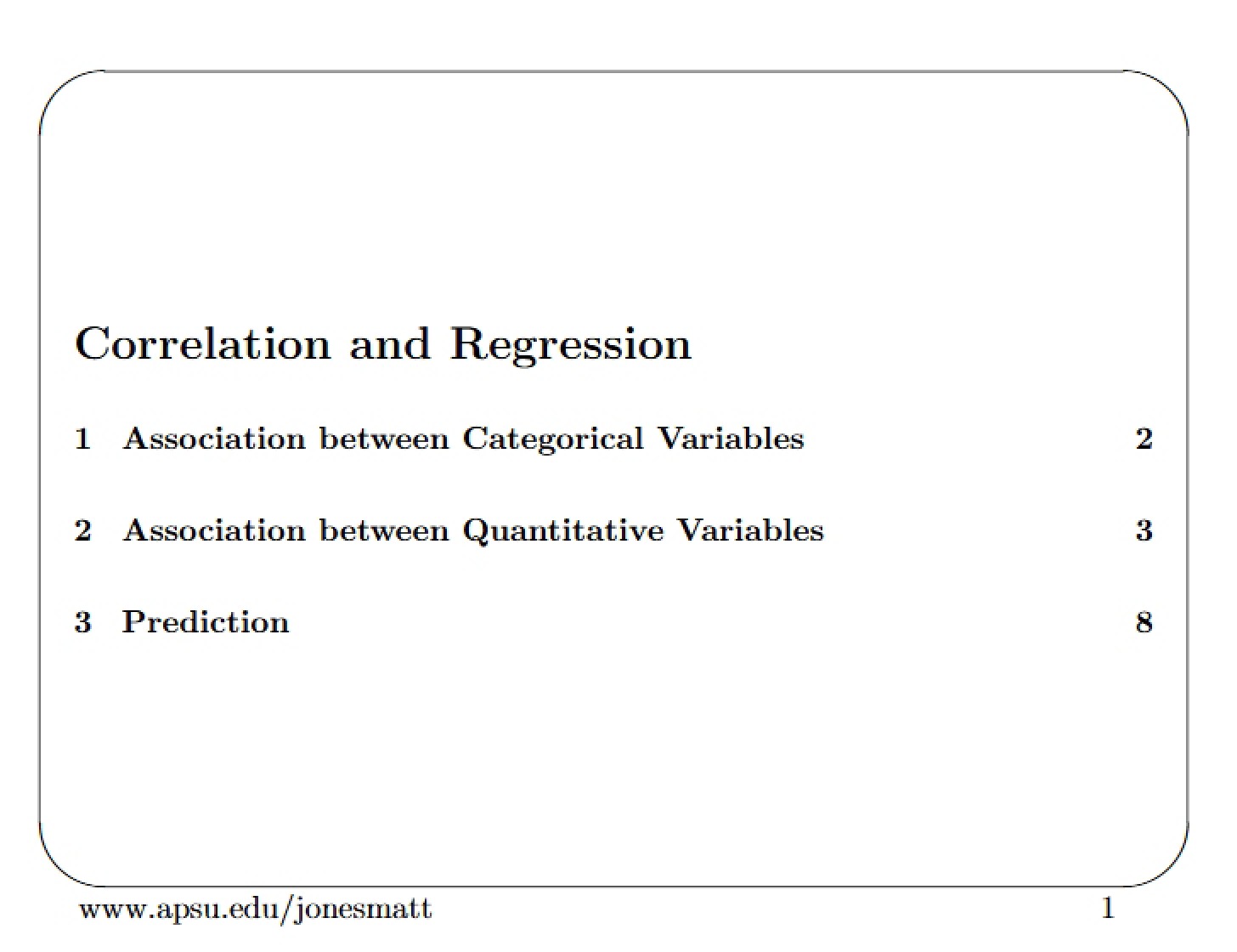 Regression and Correlation Analysis