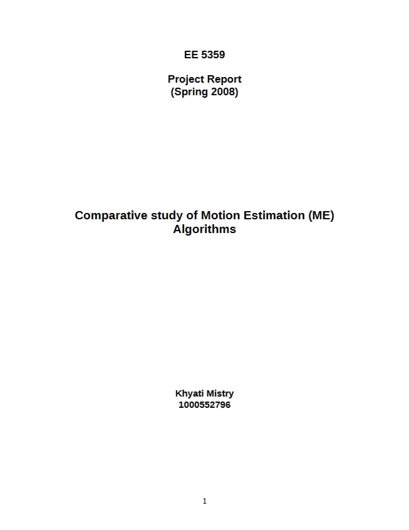 Final Project Report