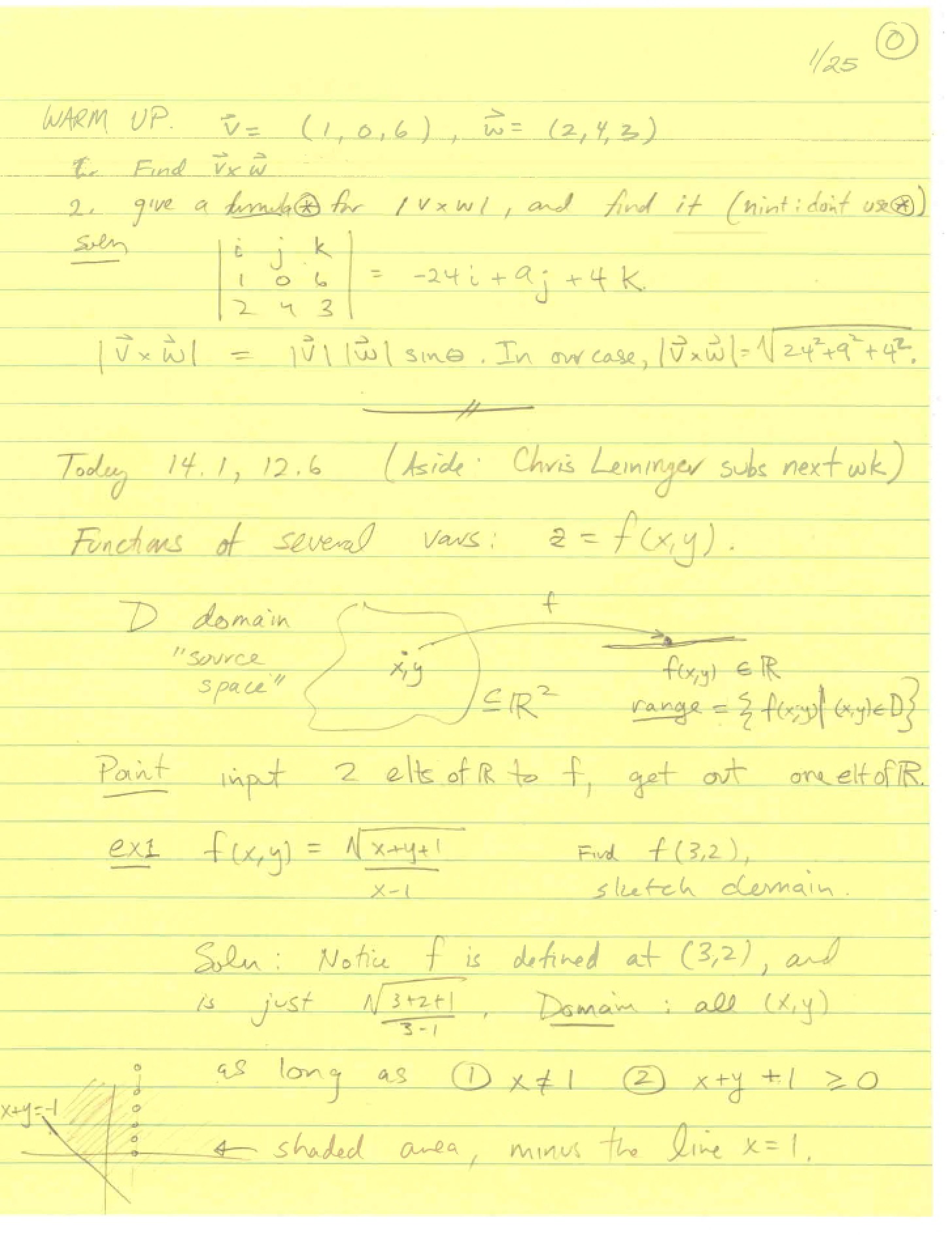 Fifth Lecture