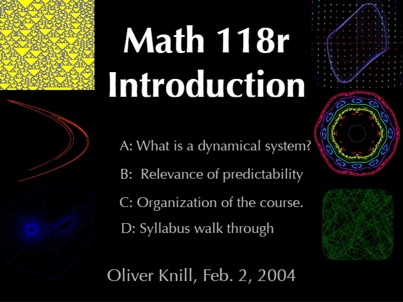 Introduction to Dynamical Systems