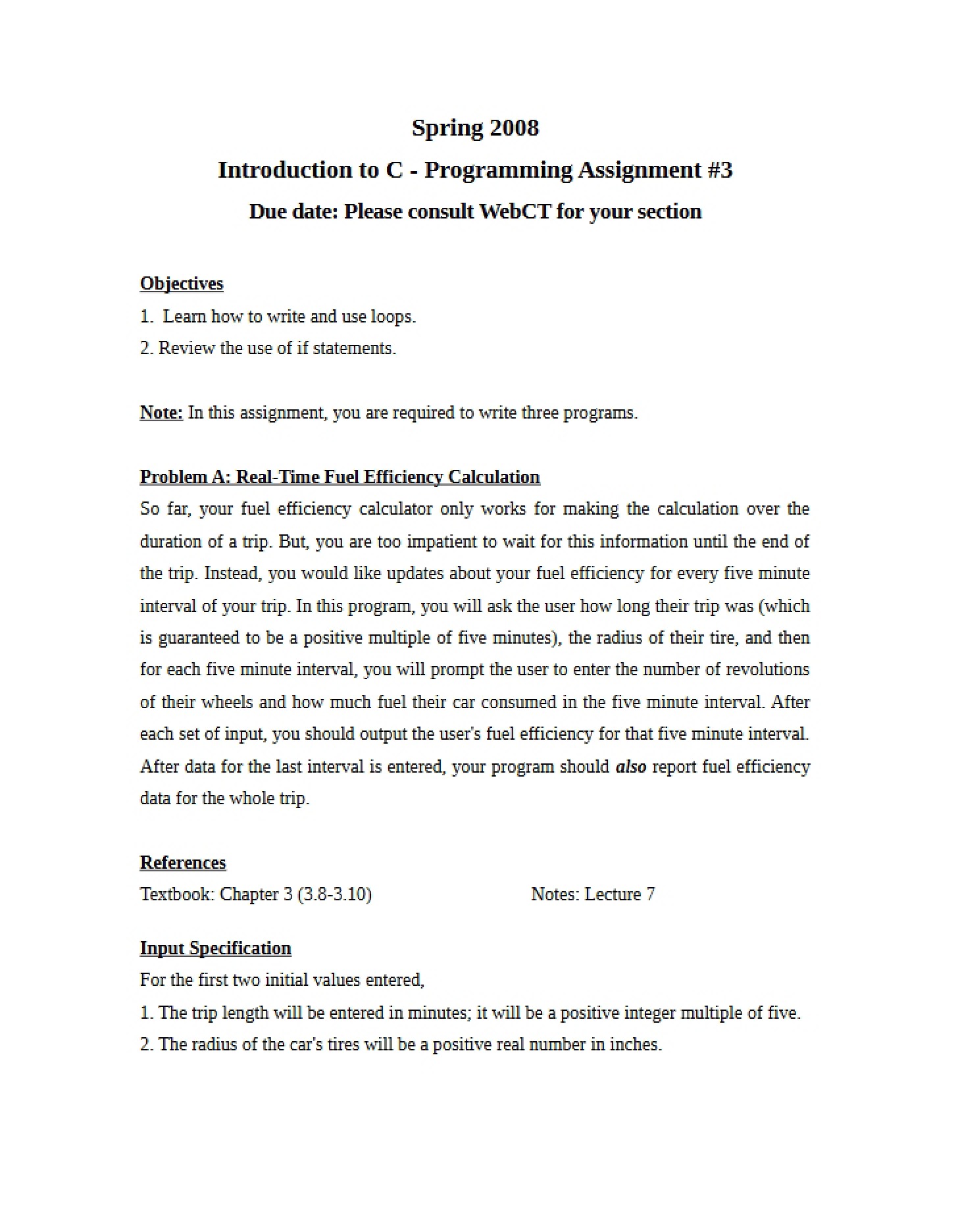 C Intro Programming Task