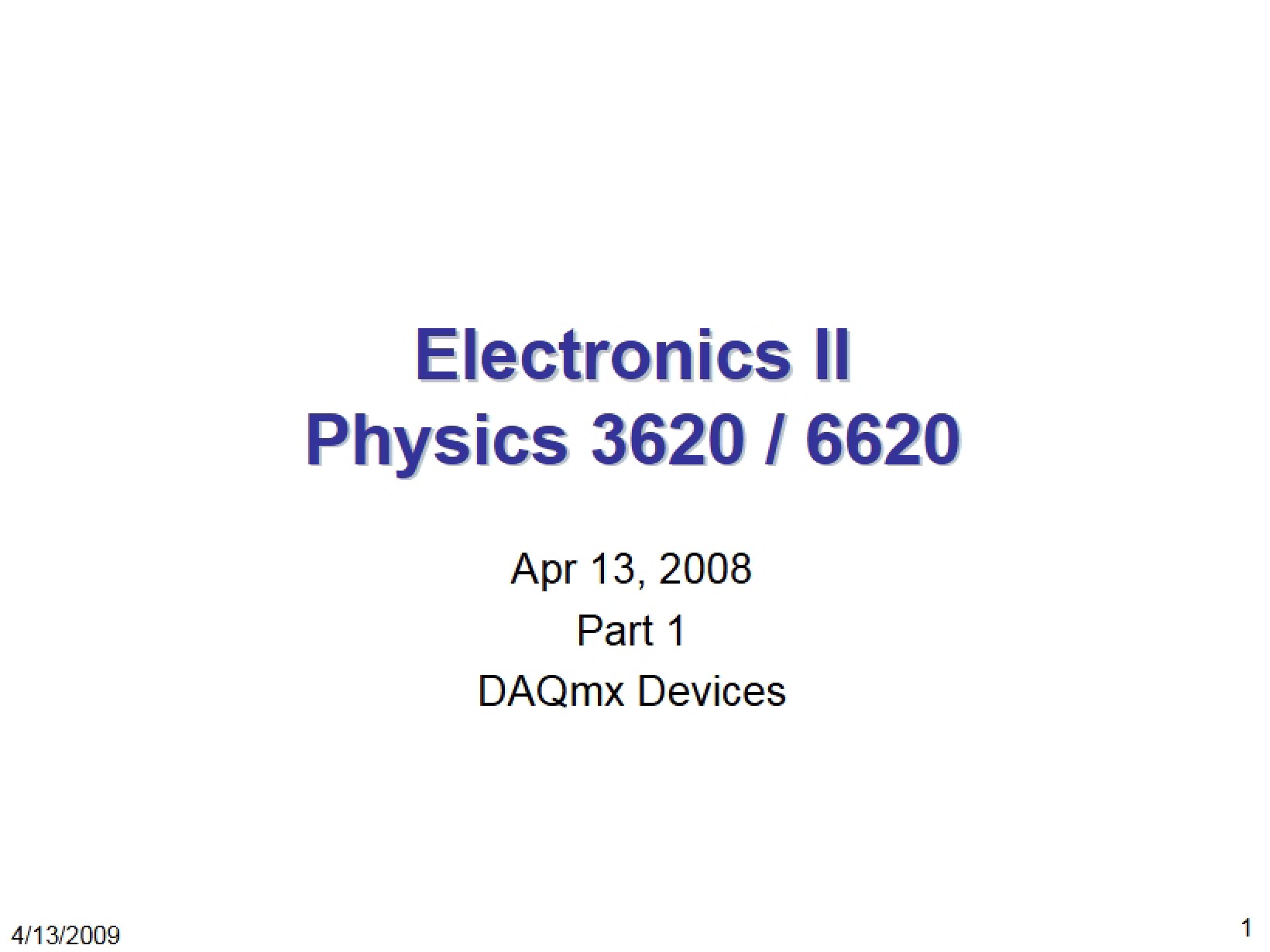Data Acquisition via Labview