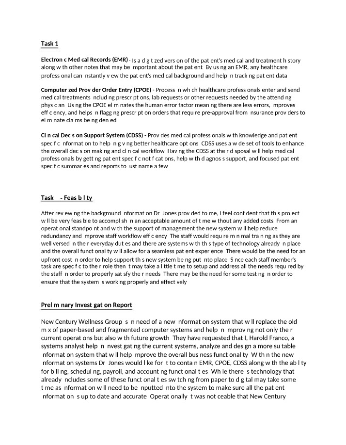 Electronic Medical Records for Improving Healthcare Efficiency