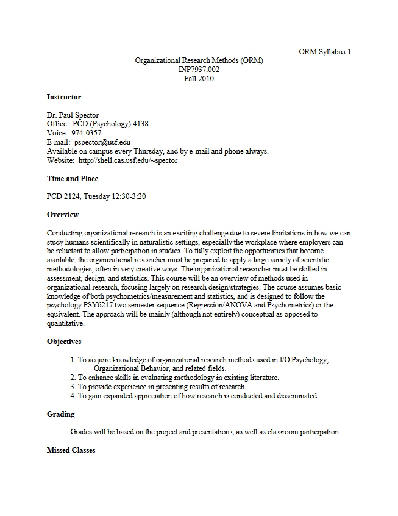 Syllabus for Course INP 7937