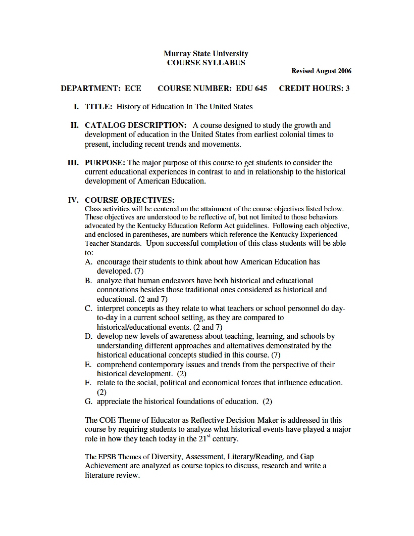 Syllabus - EDU 645