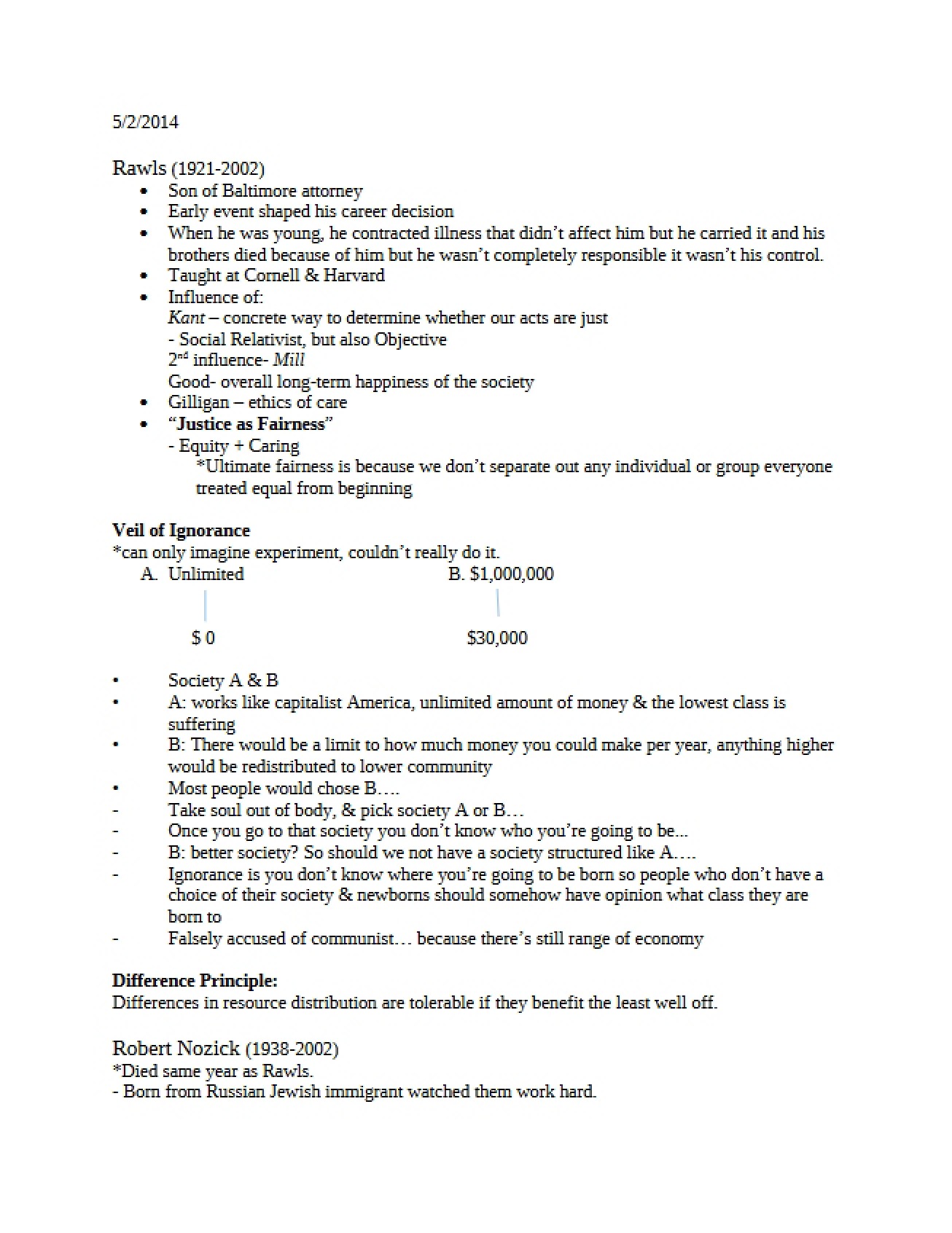 Daily Philosophy Notes