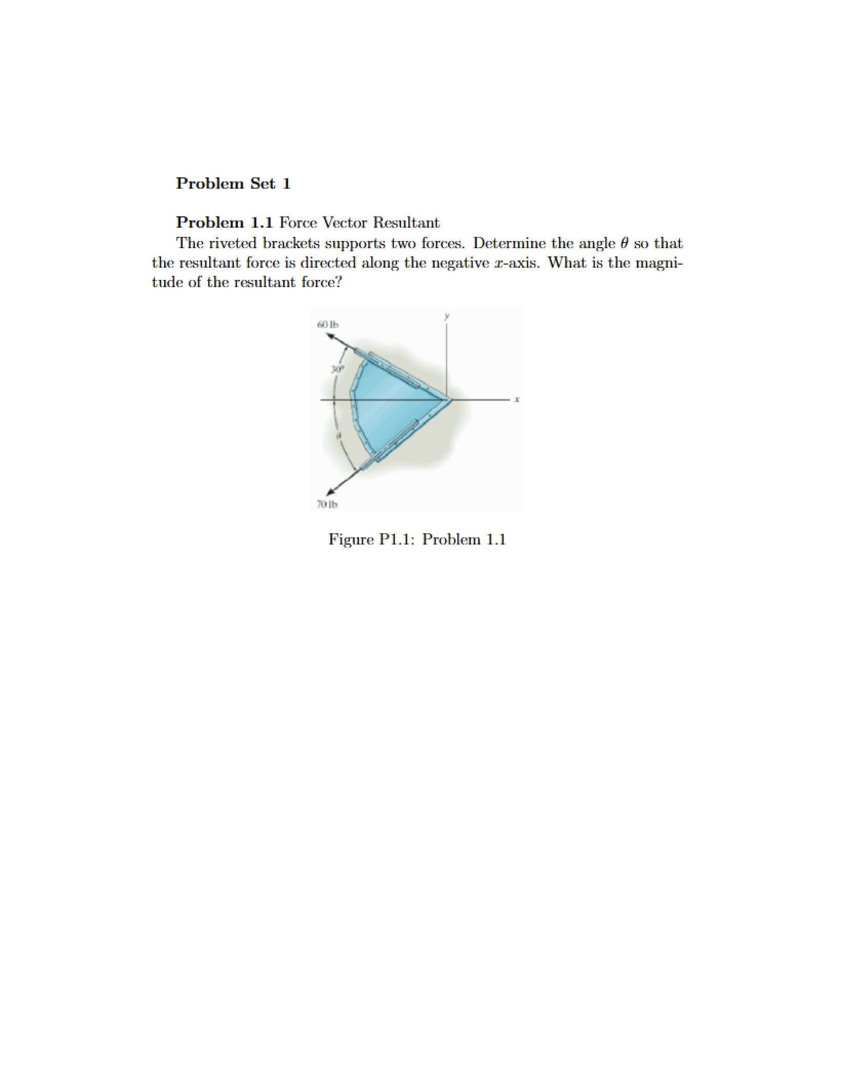 First Problem Set