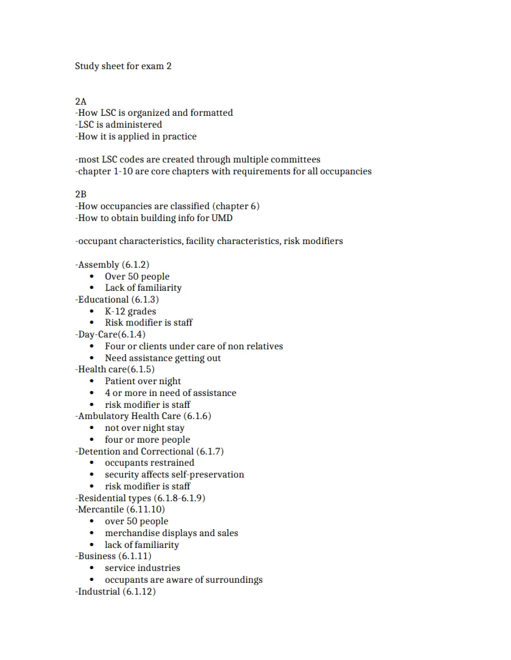 Second Exam
