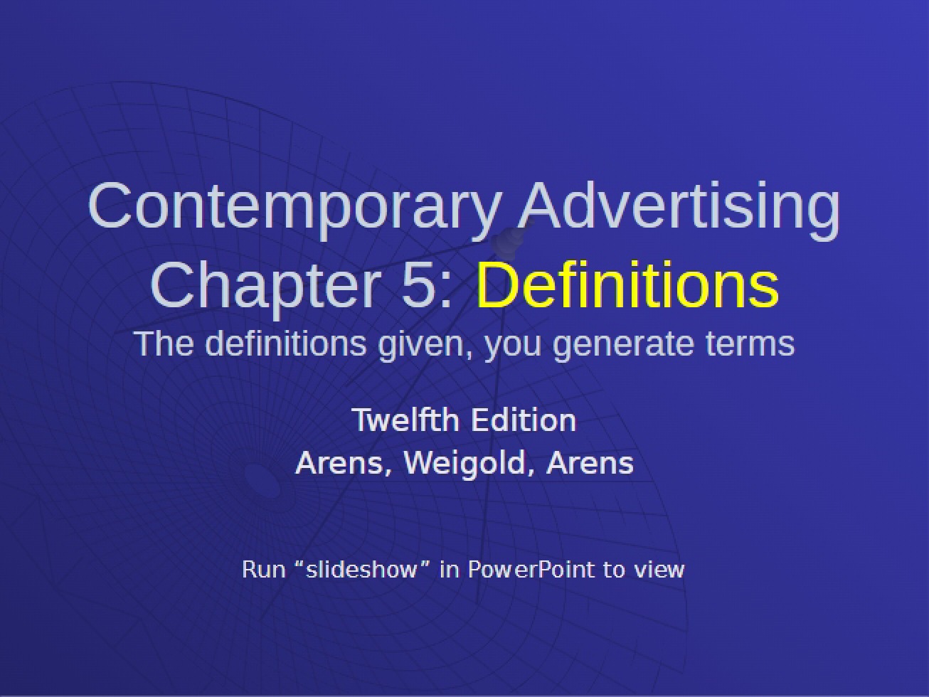 Advertising Chapter 8