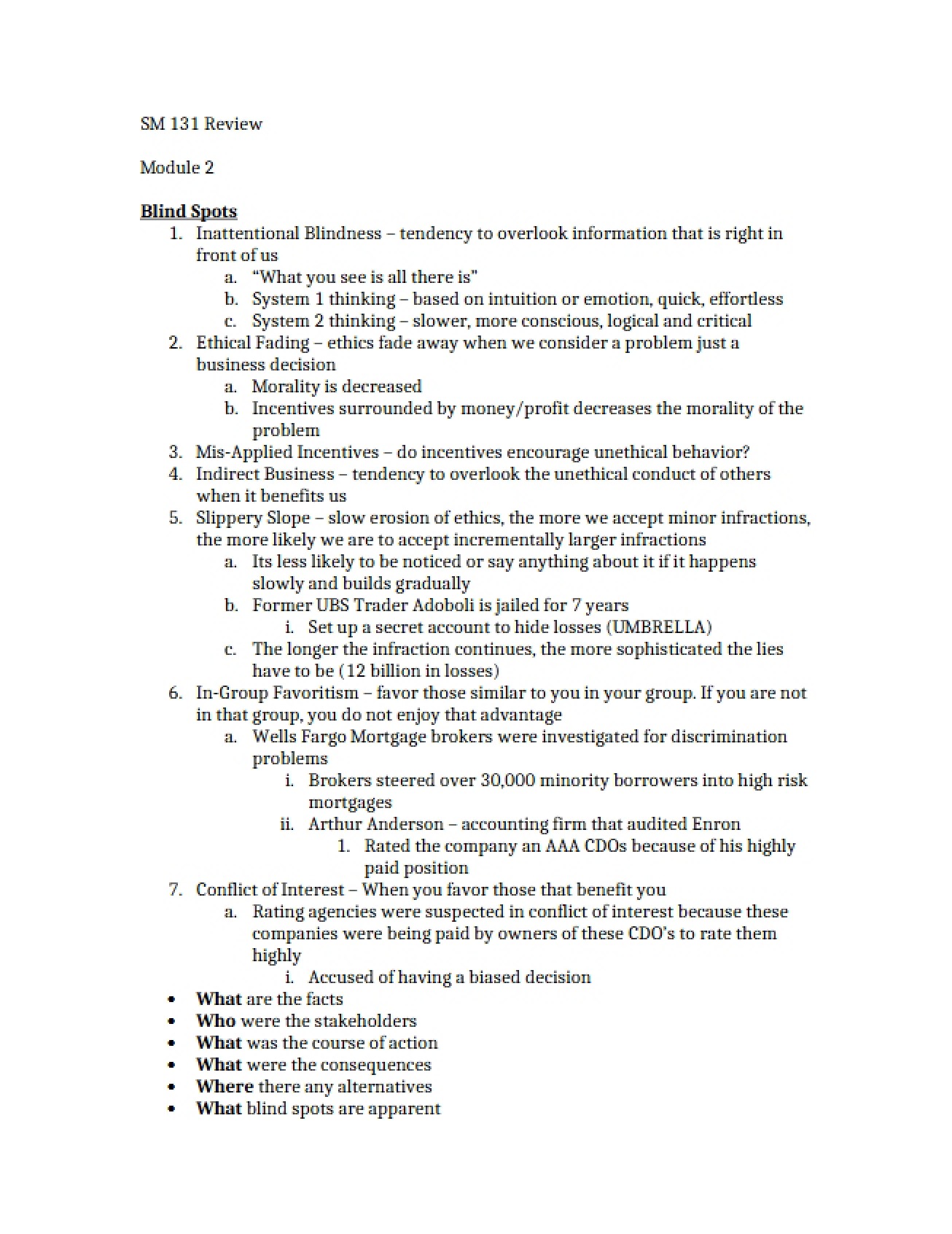 Blindness Due to Inattention