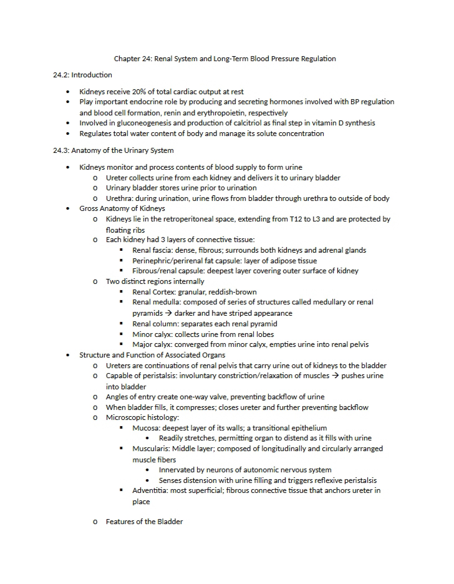 Long-Term Regulation of Blood Pressure and the Renal System