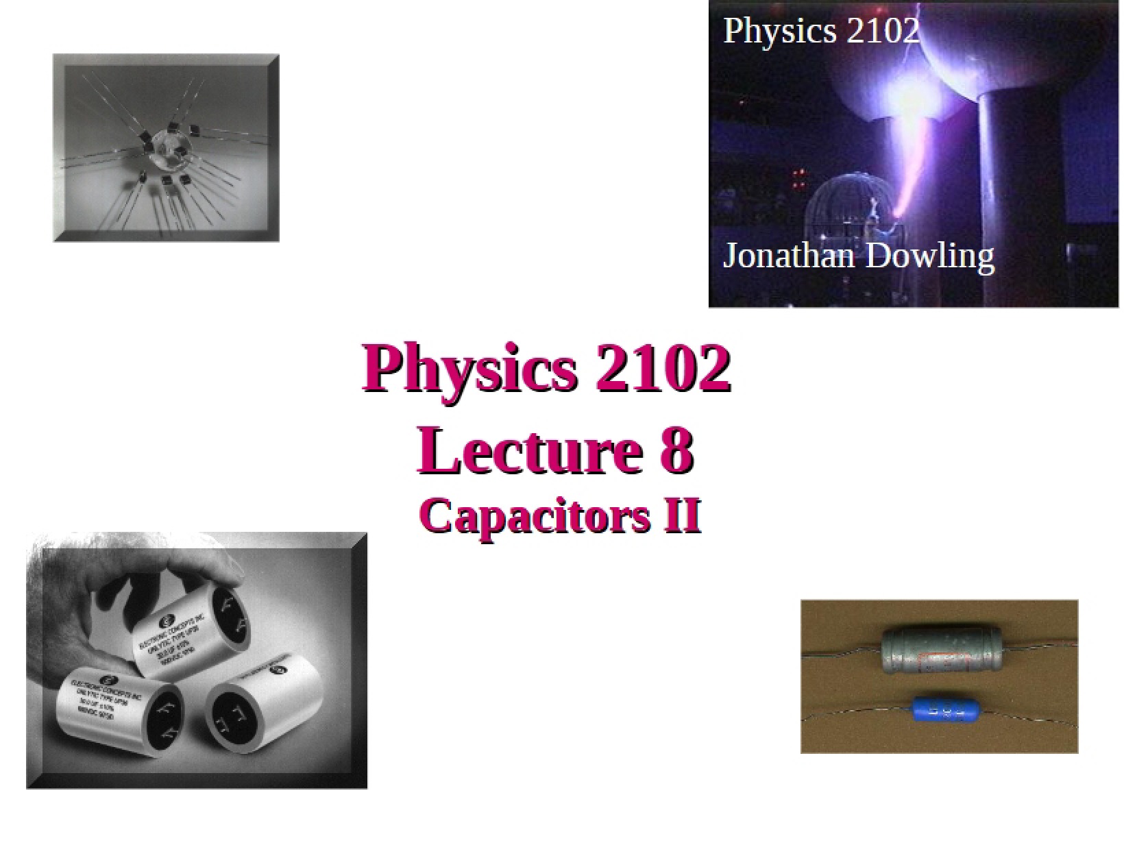 Series and Parallel Capacitors