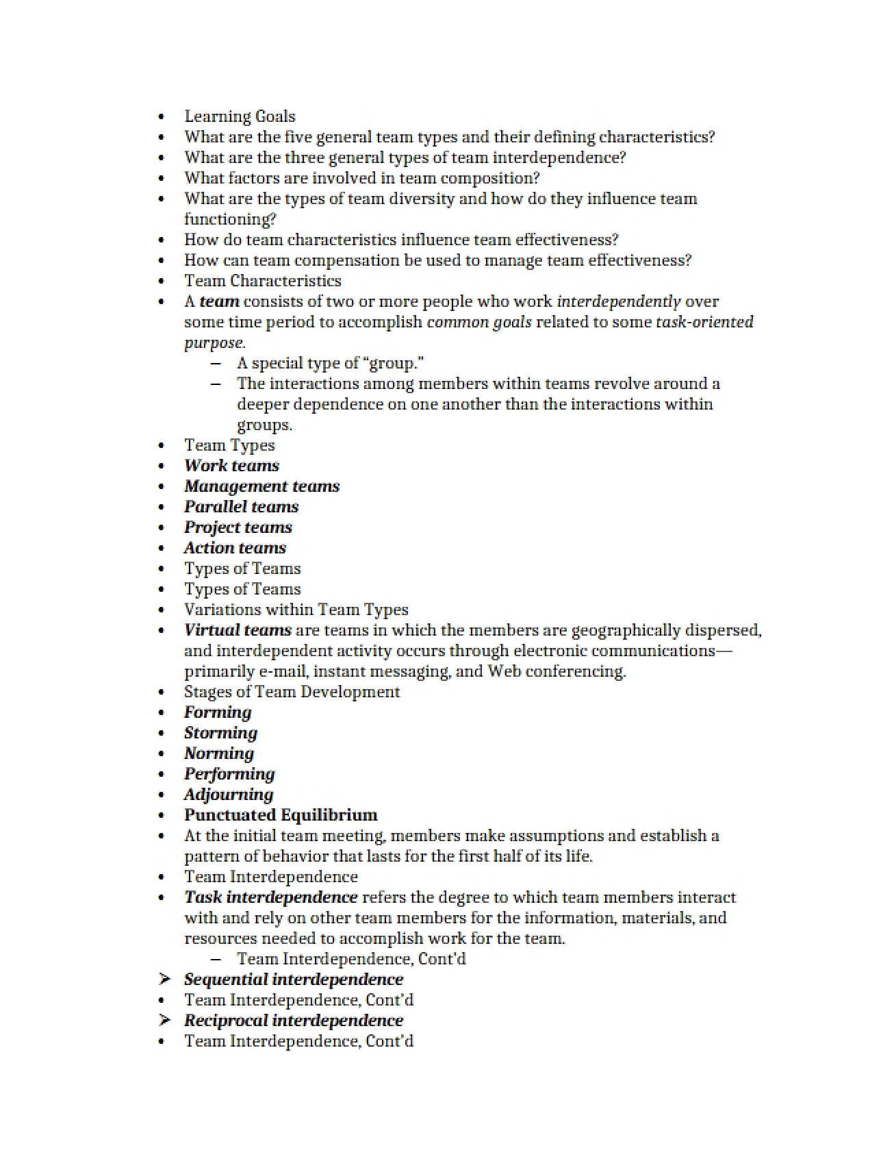 Objectives of Learning in Organizational Behavior