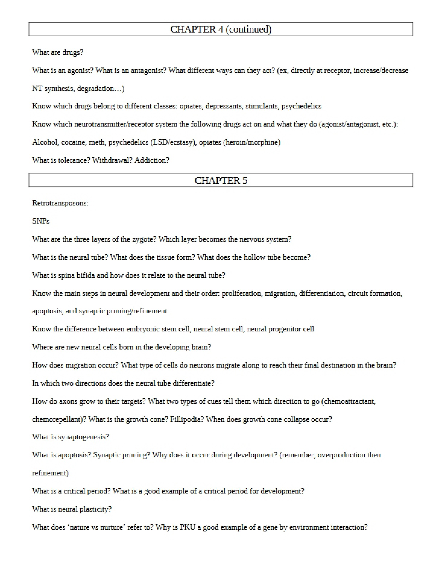 Fourth Chapter Continued