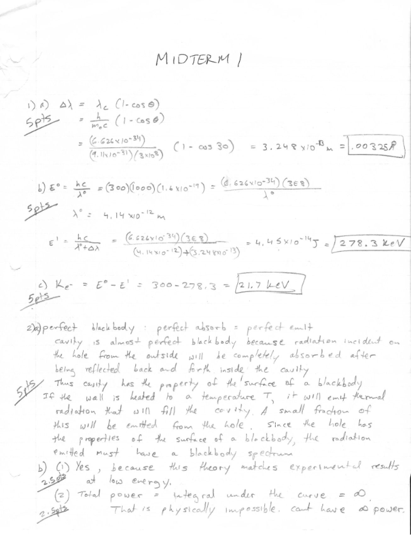 Midterm 1 Solutions