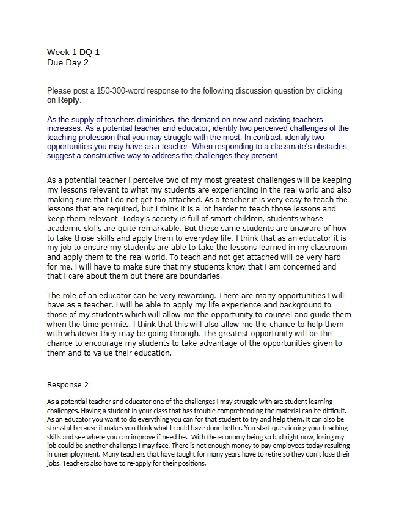 Teaching Philosophy Paper