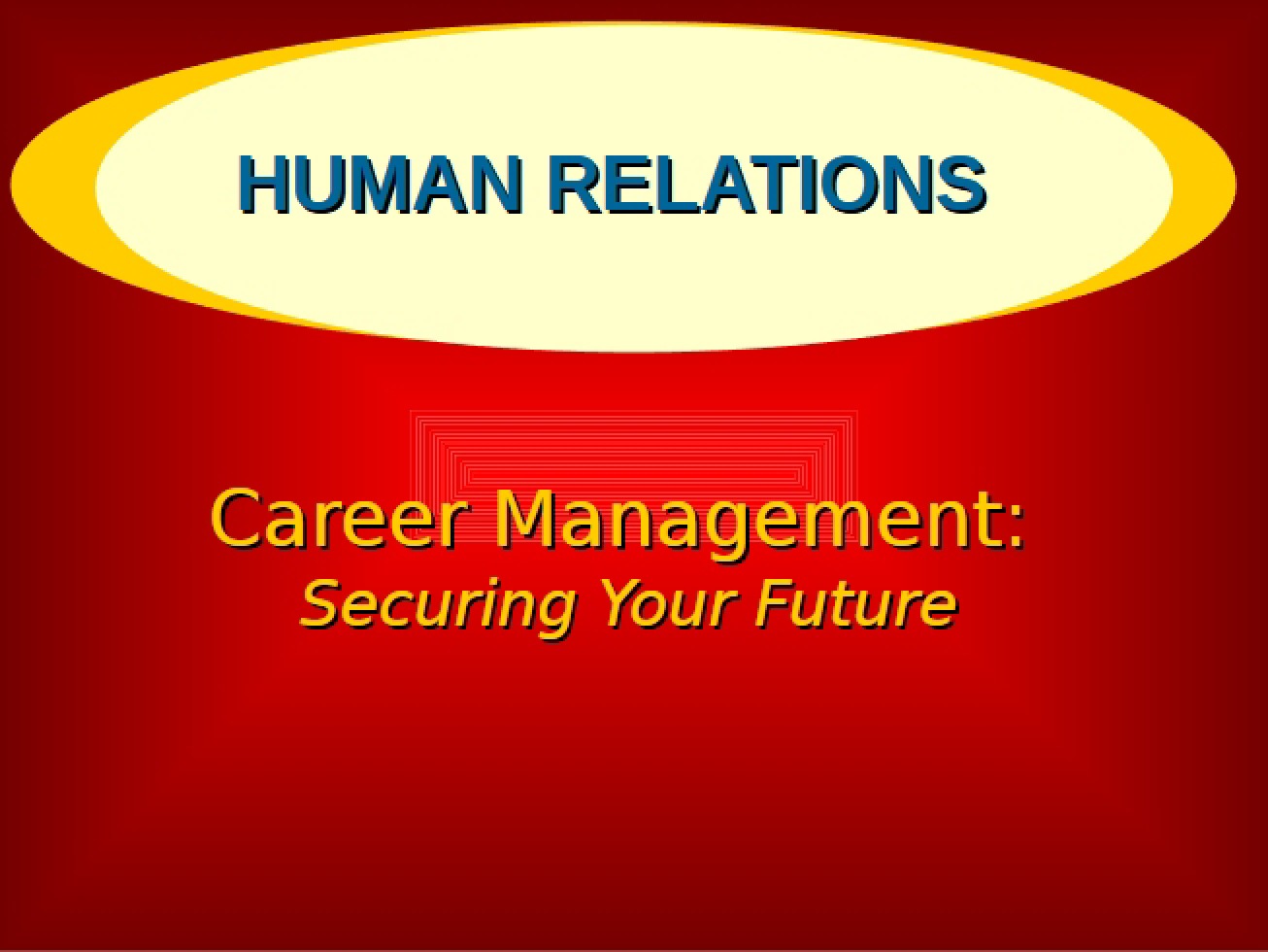 Professional Development and Career Management