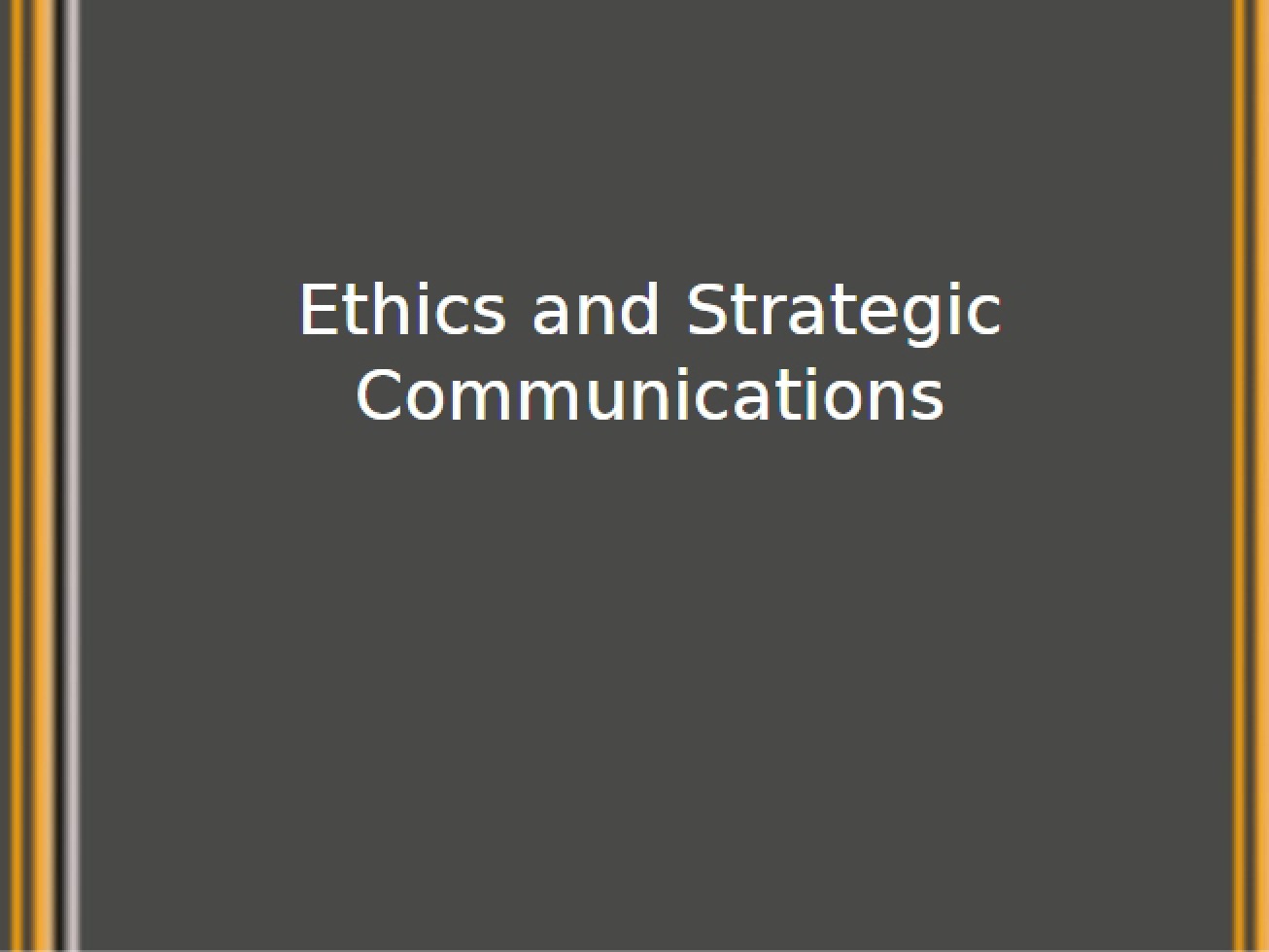 Lecture Eighteen
