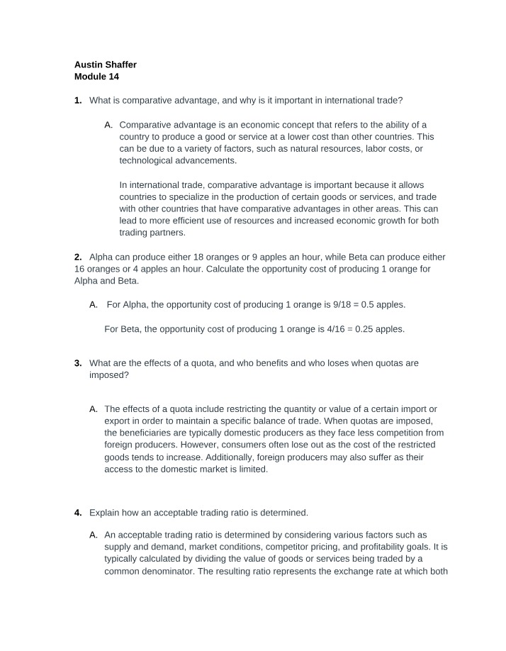 Work for Module 14