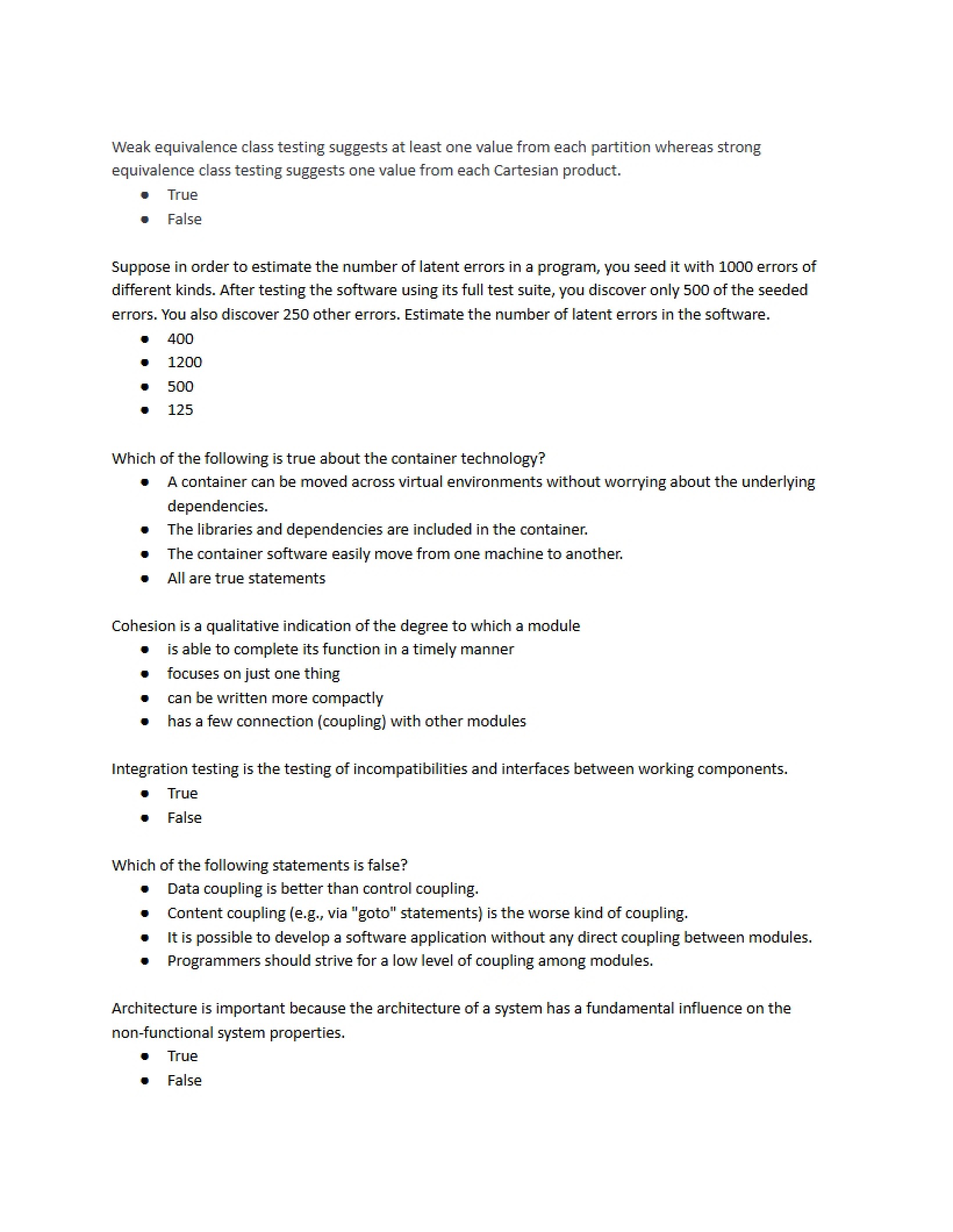 Examination Final