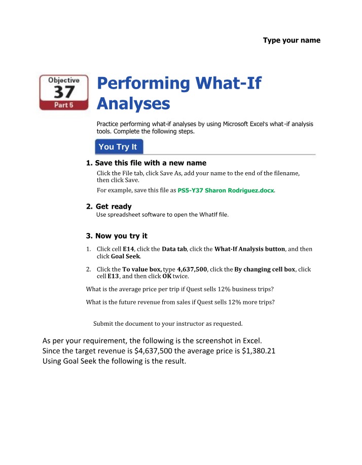 What-If Analyses in Excel to Boost Revenue