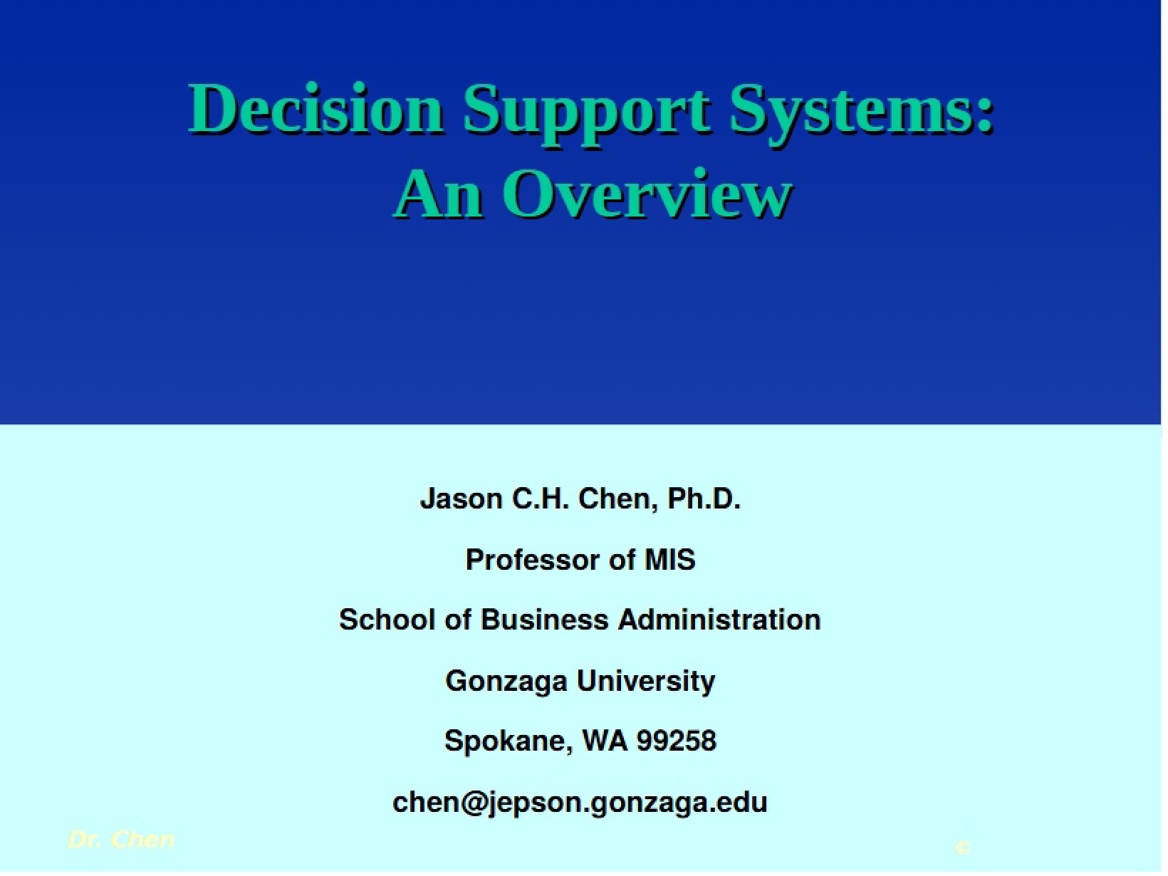 Systems for Decision Support