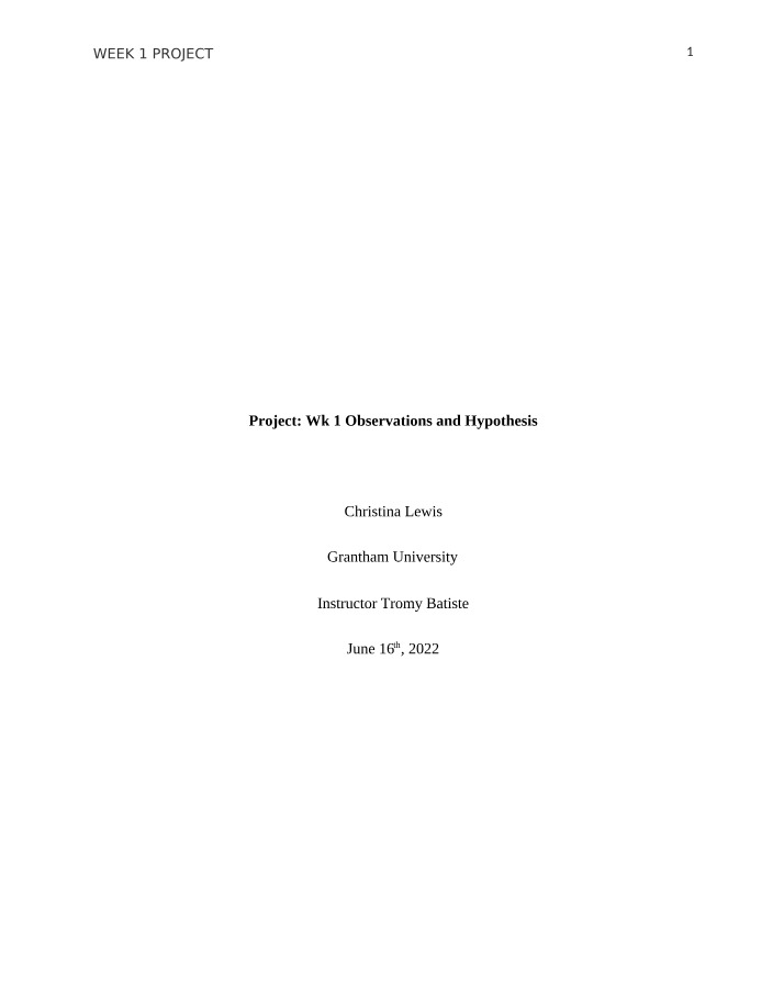 Household Waste - Observations and Solutions