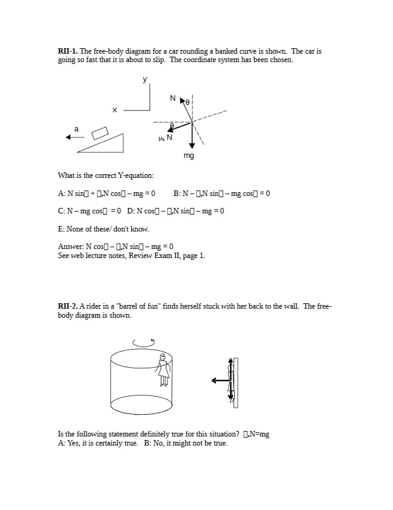 Questions (Twelfth Instance)