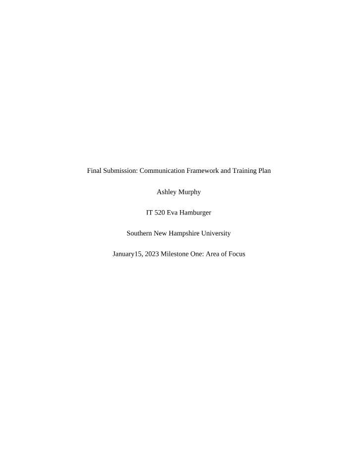 Framework for Improving Communication and Training at BoldFlash