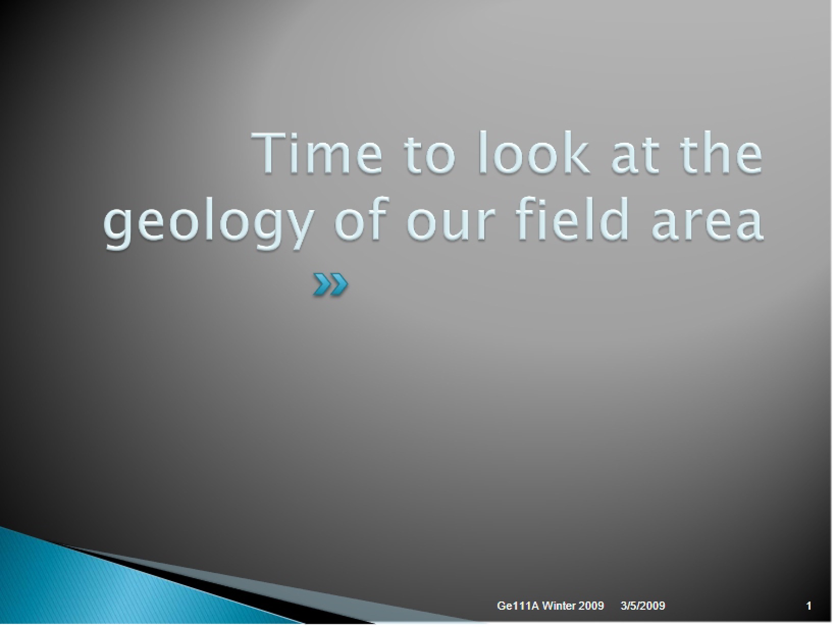 Applied Geophysics Seminar Notes