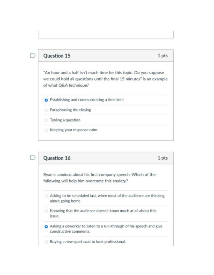 Effective Q&A Techniques for Overcoming Speech Anxiety