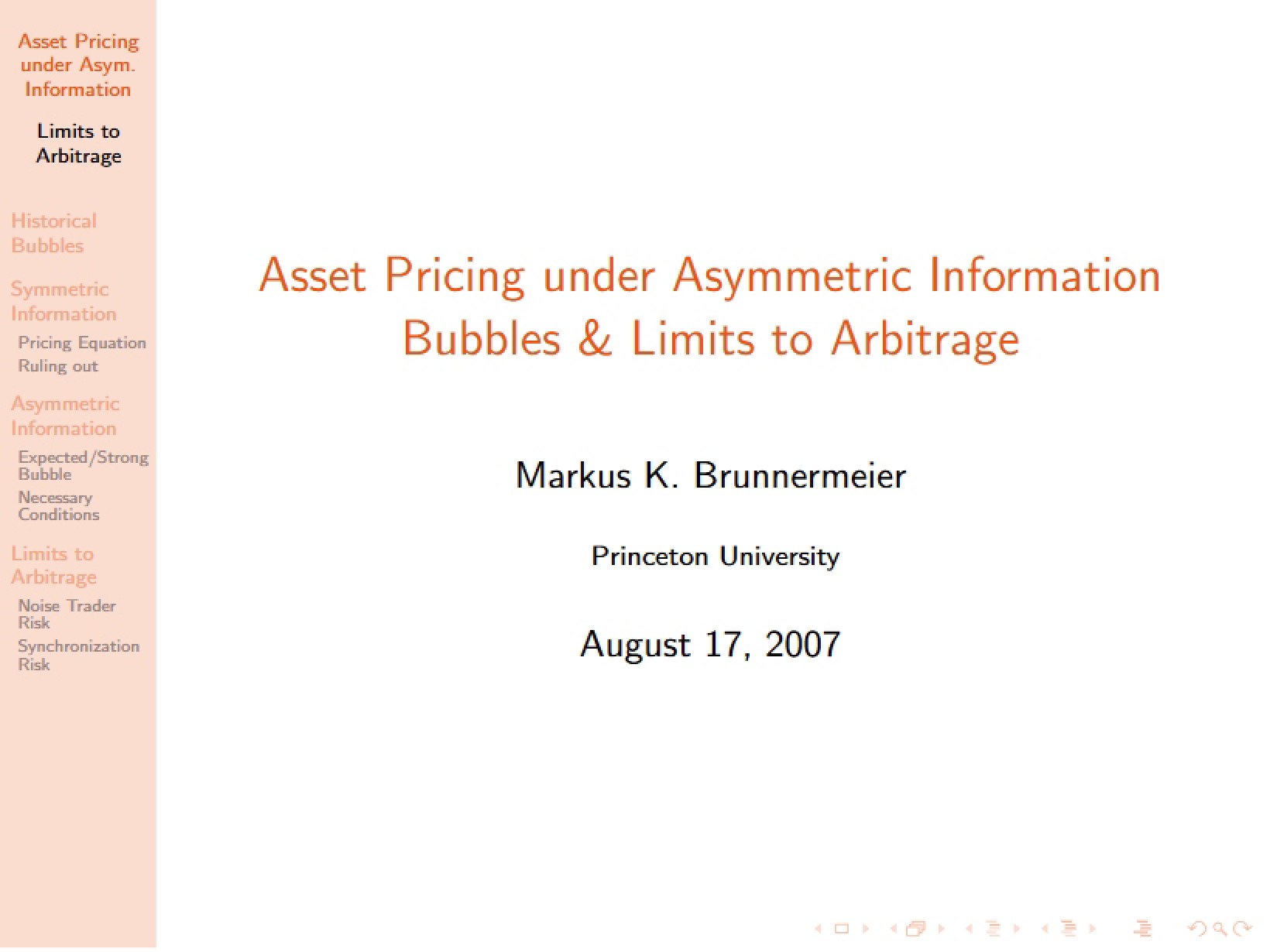 Limits to Arbitrage and Bubbles