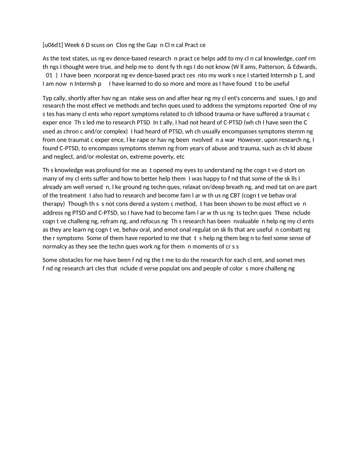 Addressing PTSD and C-PTSD - Closing the Gap in Clinical Practice